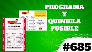 Progol Media Semana Programa y Momios  Quiniela posible  Progol Media Semana 685 [upl. by Anton524]