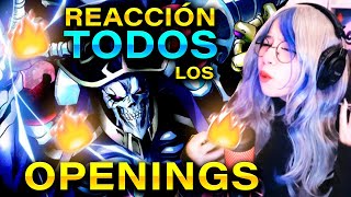 REACCIONANDO POR PRIMERA VEZ A LOS OPENINGS DE OVERLORD [upl. by Nnyleitak283]