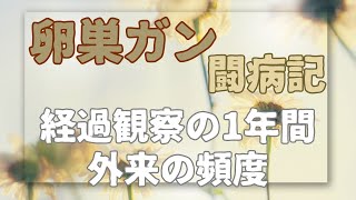 【卵巣がん・闘病記】 vol27 経過観察に入っても不安は消えない1年間。外来の頻度はどのくらい？ [upl. by Charissa266]