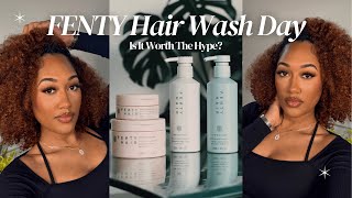 Wash Day Using Fenty Hair  Is It Worth The Hype [upl. by Estren]