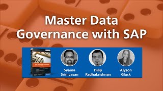 An Overview of SAP Master Data Governance SAP MDG  Author Interview [upl. by Tihom]