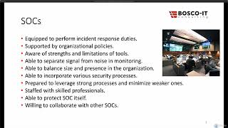 300 Security Operations Center SOC [upl. by Duquette]