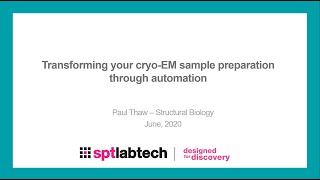 chameleon  Delivering automated sample prep for next generation cryoEM [upl. by Aro]