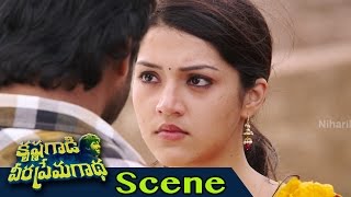 Nani And Mehreen Cute Love Scene  Krishna Gaadi Veera Prema Gaadha Movie Scenes [upl. by Aniryt213]