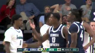 UNCW MBB  Highlights vs Georgia Southern 110824 [upl. by Anicnarf]