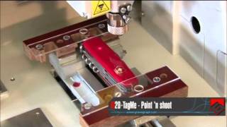 Gravograph M20 Machine with Tagme Software Engraving Swiss Knife [upl. by Andrus]