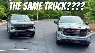 2024 Chevrolet Silverado LT Trail Boss VS 2024 GMC Sierra AT4  Which Truck Should You Buy [upl. by Annanhoj]