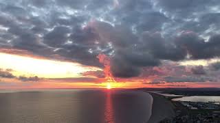 Portland Dorset Sunset from The Heights 13724 [upl. by Yeleen895]