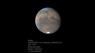 Mars le 20 septembre au Mewlon 300 depuis Paris Lien vers lmage finale en description [upl. by Niatsirhc155]