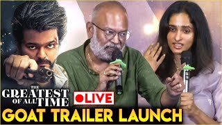 🔴LIVE GOAT Trailer Launch  Thalapathy Vijay  Venkat Prabhu  Archana Kalpathi  Yuvan [upl. by Anilorak747]