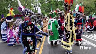 Chinelos de Morelos en el Desfile 5 de Mayo New York CityCinco de Mayo Parade NYC [upl. by Yettie688]