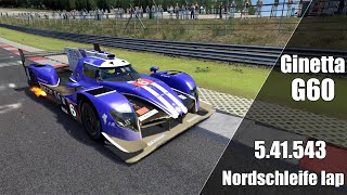 Ginetta G60LTP1 Vendetta V60  Nordschleife lap [upl. by Flori]