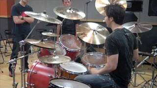 Ostinato drumming lesson Glen Sobel clinic [upl. by Cirdes58]