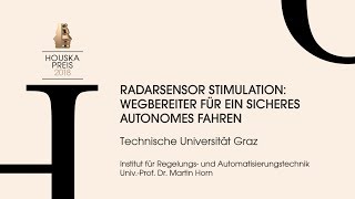 Houskapreis 2018 Anerkennungspreis für TU GrazRadarsensor Stimulation [upl. by Goraud]