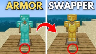 How To Make Armor Stand Swapper in Minecraft Easy [upl. by Rodrique946]