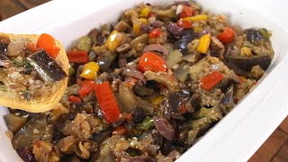 CAPONATA DE BERINJELA na Panela  Para sua CEIA DE NATAL Fácil e Deliciosa [upl. by Adnanref]