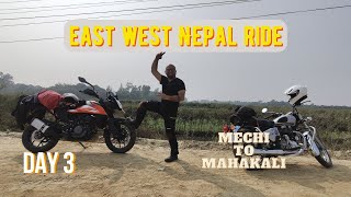 Day 3  Itahari to Bharatpur  Road condition was bad  KTM Adventure 250  RE Electra 350  Bullet [upl. by Hibbert]