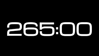 265 Minute Countdown Timer  NO SOUND [upl. by Neisa]