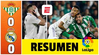 Real Madrid no pudo pasar del empate 00 con el Real Betis y se aleja más del Barcelona  La Liga [upl. by Amerak794]