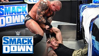 Logan Paul runs away from Randy Orton SmackDown highlights March 29 2024 [upl. by Ydnis422]