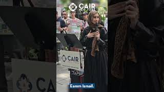 Hear from Dania Darwish ED of the Asiyah Womens Center who spoke at CAIRNYs press conference [upl. by Aicina]