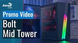 AeroCool Bolt Mid Tower Case  Promotional Video [upl. by Gianna986]