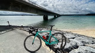 ツールドおきなわ2023 サイクリング部門 やんばるセンチュリーライドにbianchi aria を飛行機輪行して参加してきました。沖縄3泊4日 市民レースはDNS [upl. by Allista]