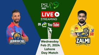 🔴 LIVE  PSL 9  Karachi Kings vs Peshawar Zalmi  PSL 9 Match 6th  KK VS PZ  Geo Super [upl. by Prichard]