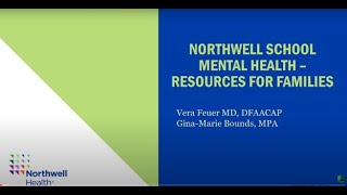 Northwell School Mental Health Presentation at LHS 101024 [upl. by Maxine46]