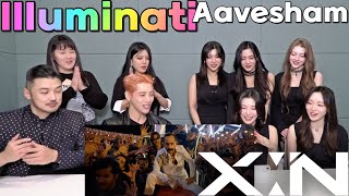 Kpop idol from Kerala reacts to Malayalam film🇮🇳🇰🇷xinofficial Illuminati Aavesham [upl. by Nikaniki]