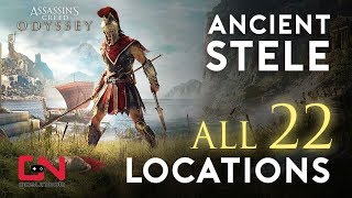 Assassins Creed Odyssey  All Ancient Stele Locations and Solutions [upl. by Innattirb]