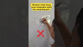 Membuat tanda silang tanpa mengangkat spidol dan mengulang garis [upl. by Asfah502]