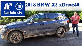 2018 BMW X5 xDrive40i xLine G05  Kaufberatung Test Review [upl. by Euqinue]