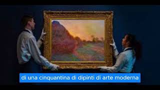 Un quadro di Claude Monet è stato venduto all’asta per più di 110 milioni [upl. by Yknip]