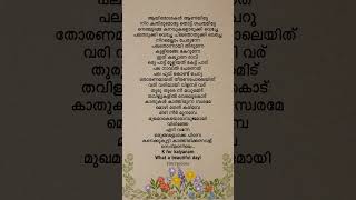 K For Kalyanam Lyrics  Guruvayoorambala Nadayil prithviraj lyrics trending shorts shortsfeed [upl. by Grantland]