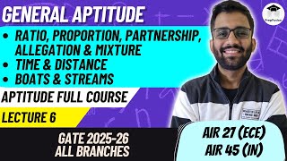 Ratio Proportion Partnership Allegation amp Mixture  Time amp Distance Boats amp Streams  PrepFusion [upl. by Etrem]