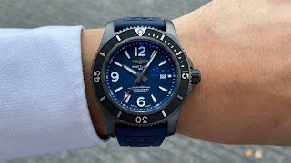 Breitling Superocean 46 Blacksteel [upl. by Essinger654]