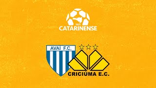 AVAÍ X CRICIÚMA  JORNADA ESPORTIVA  CAMPEONATO CATARINENSE  12022024 [upl. by Griseldis]