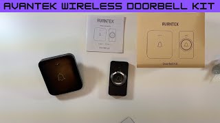 AVANTEK Wireless Doorbell Kit Review [upl. by Colston]