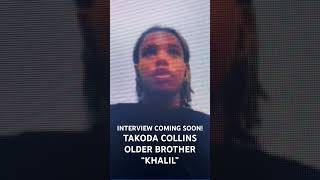 Takoda Collins Older Brother “Khalil McLean” Interview COMING SOON shorts takodacollins crime [upl. by Eyaj]