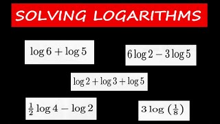 Logarithms Made Easy Part 1 [upl. by Catherine609]