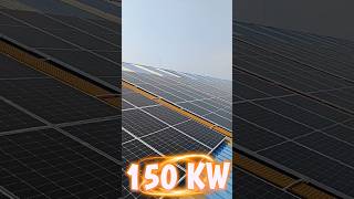 Solar  150 KW solar system 2 inverter solar on grid goodwe electrical [upl. by Asaert]