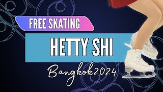 Hetty SHI CAN  Junior Women Free Skating  Bangkok 2024 [upl. by Dambro]