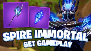 Fortnite  Spire Immortal UNRELEASED Set Gameplay [upl. by Nnairrehs]