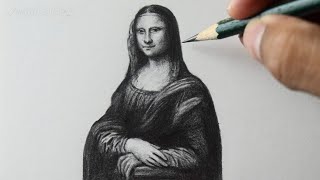 Como desenhar a Mona Lisa  PASSO A PASSO  narrado [upl. by Idet920]