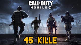 45 KILLS SOLO VS SQUAD FULL GAMEPLAY CALL OF DUTY MOBILE BATTLE ROYALE [upl. by Leak]