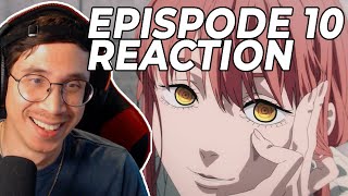 Chainsaw Man Episode 10 REACTION  1x10 Bruised amp Battered [upl. by Rebmat]