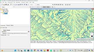 Tutorial Catchment delineation using HECHMS  Download DEM from ELVIS  Join DEMS in QGIS [upl. by Whiteley]