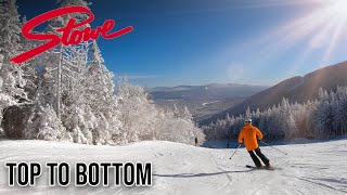 Skiing Stowe VT Mansfield Gondola  Top to Bottom [upl. by Barbara-Anne399]