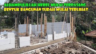 Perkembangan Pembangunan Mesjid Pesantren Alhamdulilah Hebel Sudah Mulai Terpasang [upl. by Ainslie]